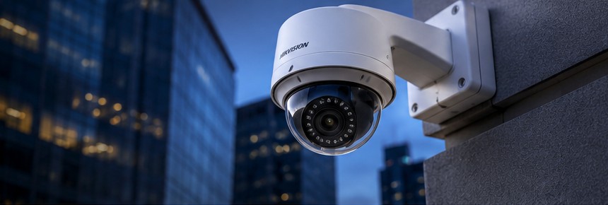 Professional CCTV security camera installation