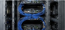 Network rack and data cabling
